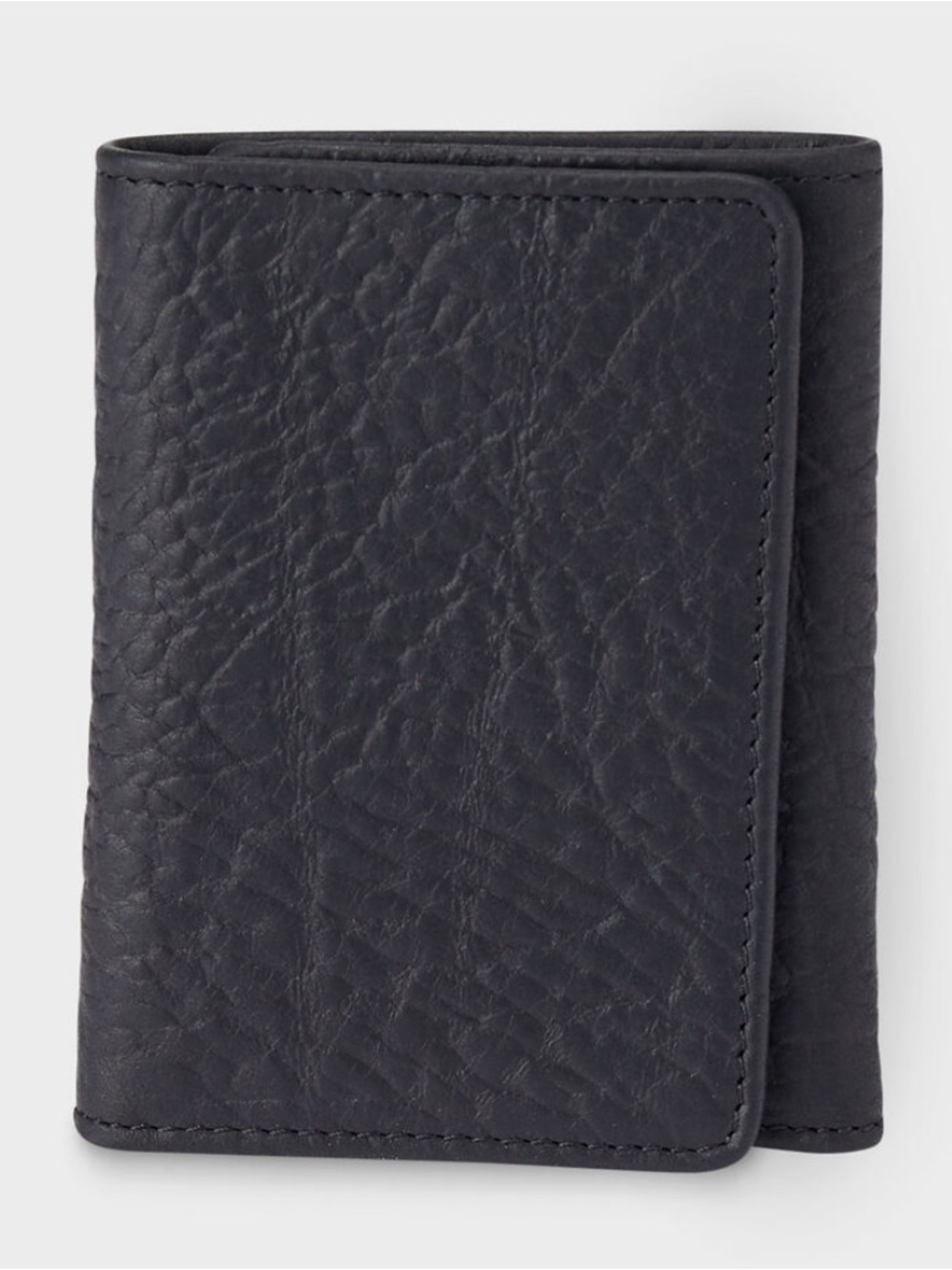 Duluth Classic Men’s Bison Trifold Wallet - Black